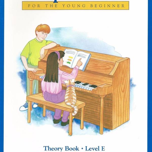 ALFRED'S BASIC PIANO PREP COURSE THEORY BOOK E FOR YOUNG BEGINNERS