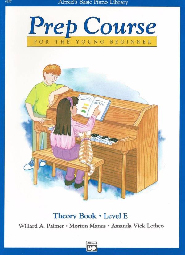 ALFRED'S BASIC PIANO PREP COURSE THEORY BOOK E FOR YOUNG BEGINNERS