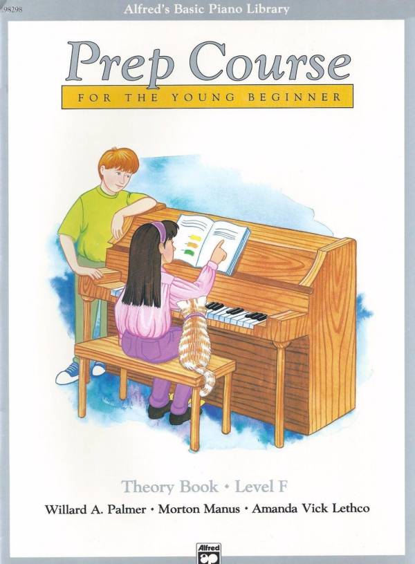 ALFRED'S BASIC PIANO PREP COURSE THEORY BOOK F FOR YOUNG BEGINNERS