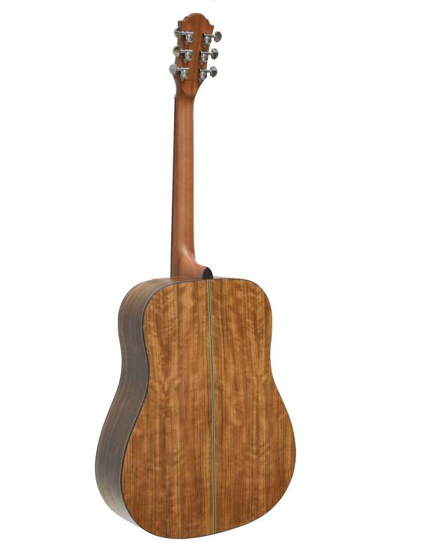 GILMAN DREADNOUGHT ACOUSTIC SPRUCE TOP GUITAR BLACK WALNUT BACK & SIDES GD10