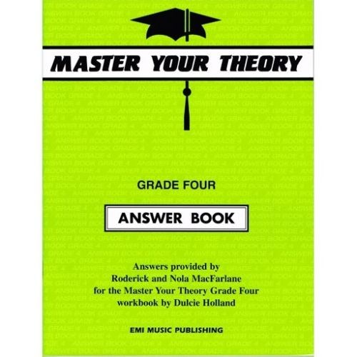 Master Your Theory Grade 4 / Four ANSWER BOOK (Revised Edition)