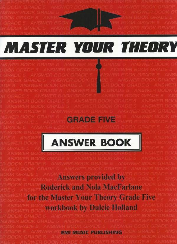 Master Your Theory Grade 5 / Five - ANSWER BOOK (Revised Edition)