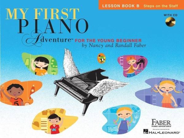 MY FIRST PIANO ADVENTURE FOR THE YOUNG BEGINNER LESSON BK B & CD