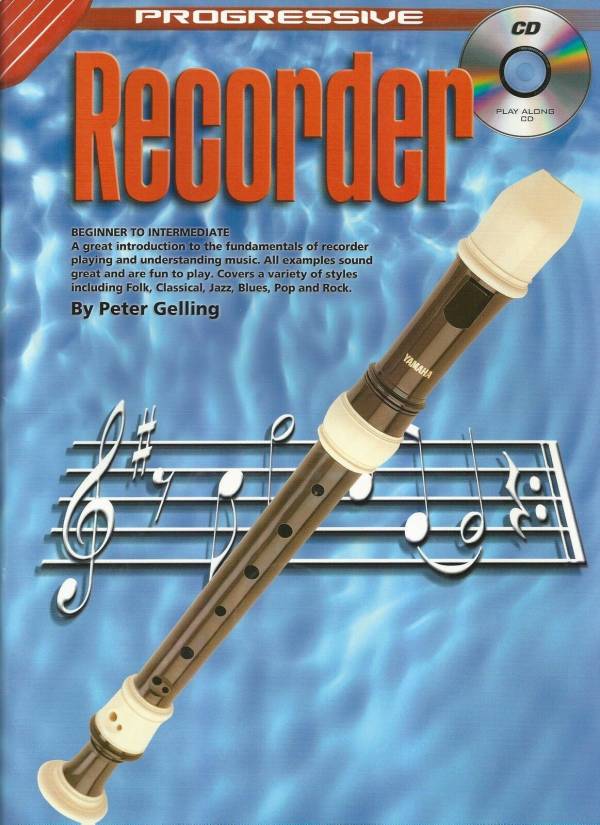PROGRESSIVE RECORDER METHOD - FREE CD - TEACH YOURSELF HOW TO PLAY RECORDER