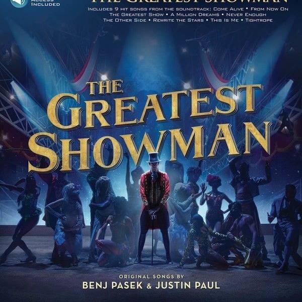 THE GREATEST SHOWMAN VIOLIN SHEET MUSIC BOOK WITH INSTRUMENTAL PLAY ALONG