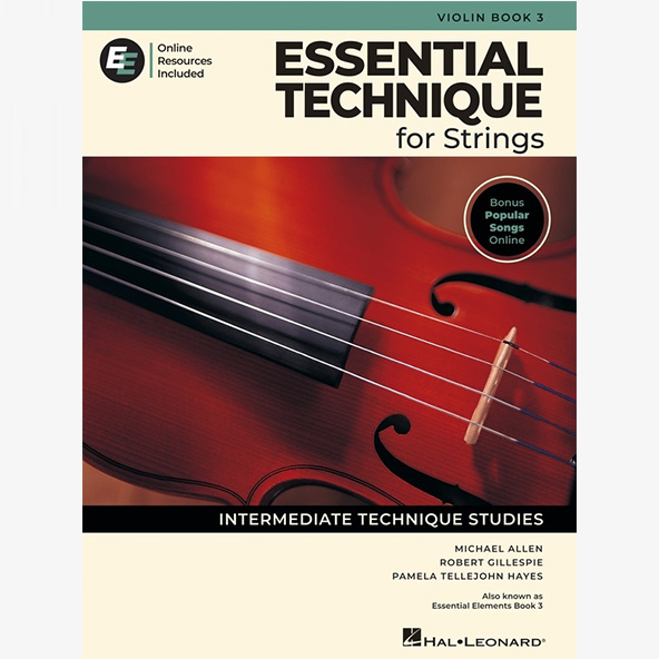 ESSENTIAL TECHNIQUE FOR STRINGS VIOLIN BOOK GRADE THREE WITH ONLINE INTERACTIVE LESSONS