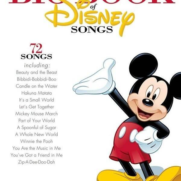 BIG BOOK OF DISNEY SONGS FOR FLUTE 72 FAVORITE HITS FROM MOVIES