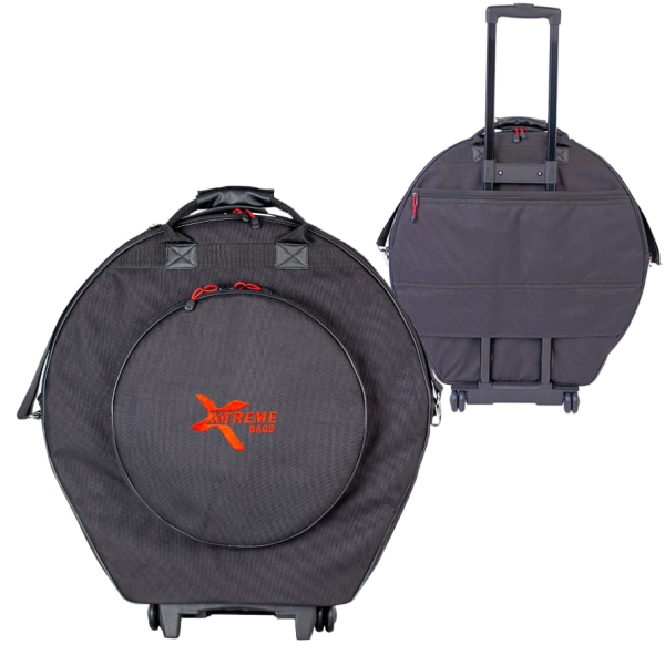 CYMBAL BAG 22" WITH WHEELS AND RETRACTABLE PULL-ALONG HANDLE DA584W