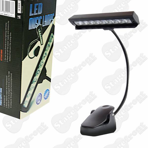 ONSTAGE LED202 LED CLIPON LIGHT ON-STAGE MUSIC STAND CLIP ON
