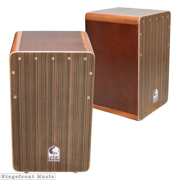 CAJON TOCA CORNER ACCENT BASS REFLEX WITH ADJUSTABLE FLAMENCO-STYLE SNARES -TOCTCAJCAM