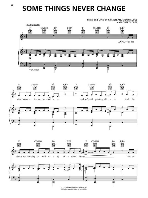 FROZEN II SHEET MUSIC PVG BOOK FOR PIANO VOCAL GUITAR SOUNDTRACK
