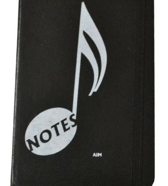 NOTEBOOK MUSIC NOTE DIARY - BLACK (KEEP YOUR NOTES ORGANIZED)