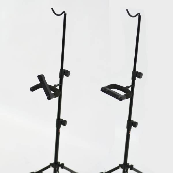 VIOLIN STAND STURDY HEAVY DUTY TUBULAR STYLE WITH BOW SUPPORT