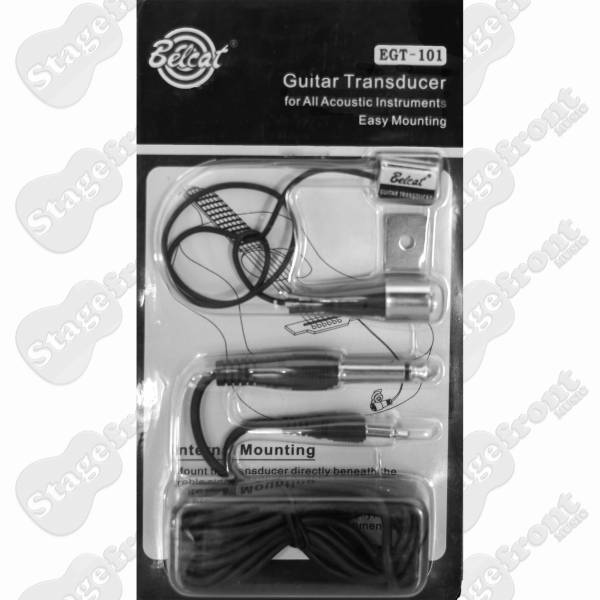 BELCAT PICKUP SINGLE TRANSDUCER PIEZO EGT101 SUITS BOTH CLASSIC AND ACOUSTIC GUI