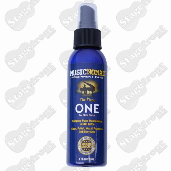 MUSIC NOMAD THE PIANO ONE, ALL IN 1 CLEANER, POLISH & WAX FOR GLOSS PIANOS MN130