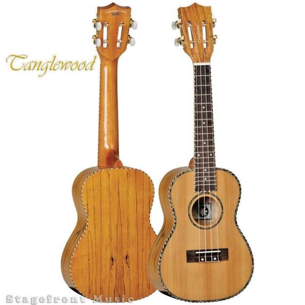 TANGLEWOOD TWT11B TIARE CONCERT UKLULELE CEDAR /SPALTED MAPLE WITH BAG