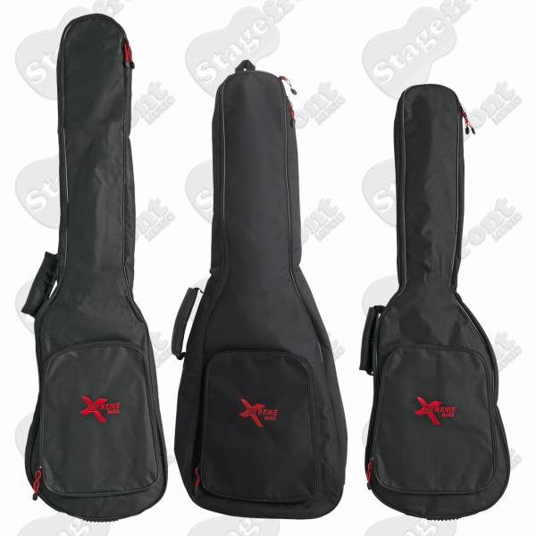 GIG CARRY BAG SUITS GUITARS AND BASSES 5mm SPONGE LINED SOFT CASE- SELECT SIZE