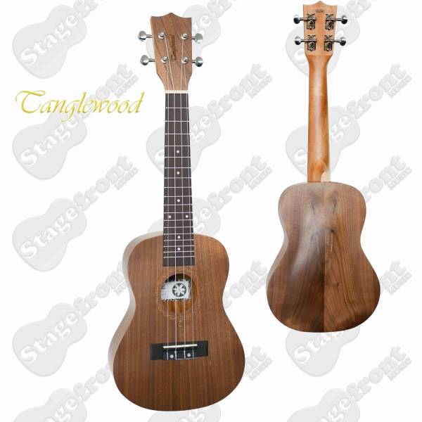 TANGLEWOOD TWT3 TIARE CONCERT UKULELE ALL BLACK WALNUT