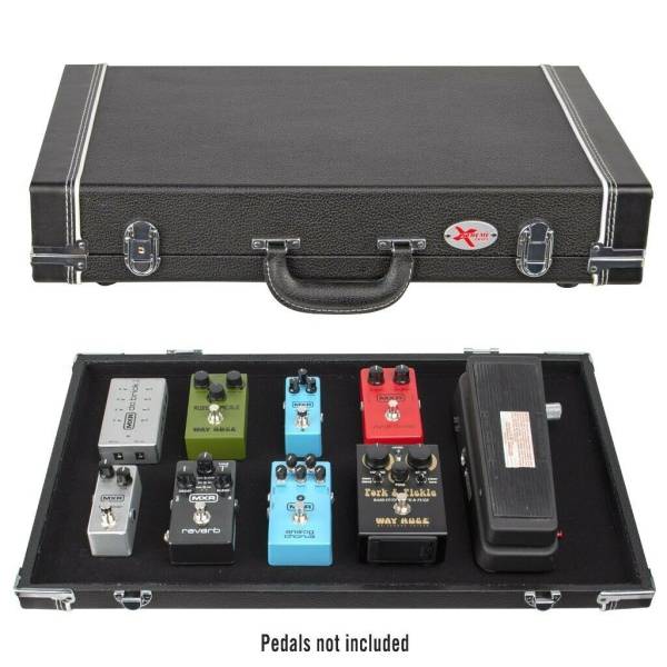 ROADCASE VINTAGE STYLE EFFECTS PEDAL ROAD CASE WITH REMOVABLE LID PC220