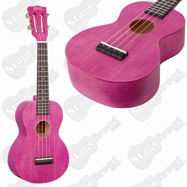 MAHALO ISLAND SERIES CONCERT UKULELES WITH SEE THROUGH COLOURS – Select your colour