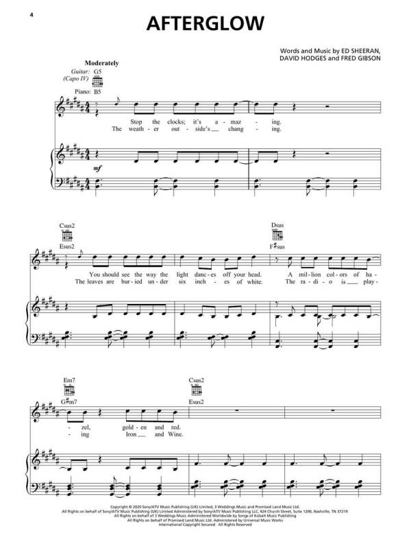 CHART HITS OF 2020-2021 FOR PVG PIANO VOCAL GUITAR TOP HITS