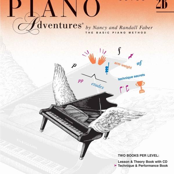 PIANO ADVENTURES ALL IN TWO LEVEL 2B TECHNIQUE & PERFORMANCE BOOK – FABER
