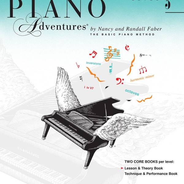 PIANO ADVENTURES ALL IN TWO LEVEL 3 LESSON & THEORY BOOK ONLY - FABER