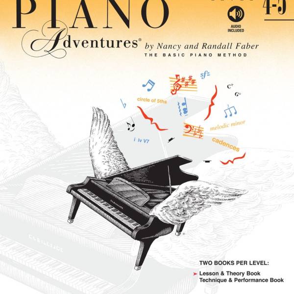 PIANO ADVENTURES ALL-IN-TWO LEVEL 4-5 LESSON & THEORY BOOK – FABER