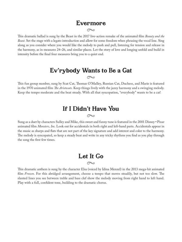 DISNEY SONGS FOR KIDS EASY PIANO