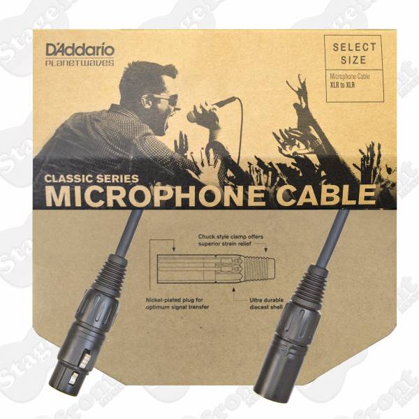 D’ADDARIO PLANET WAVES CLASSIC SERIES XLR MICROPHONE CABLES