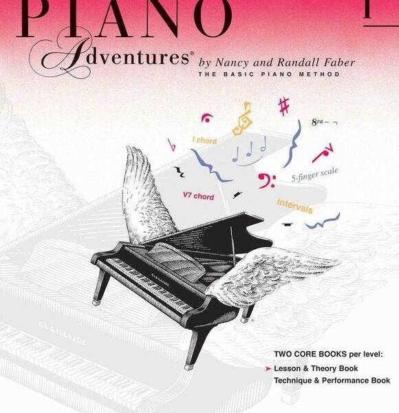 PIANO ADVENTURES ALL-IN-TWO LEVEL 1 LESSON & THEORY BOOK – FABER