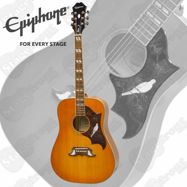EPIPHONE DOVE STUDIO SOLID TOP ACOUSTIC ELECTRIC GUITAR