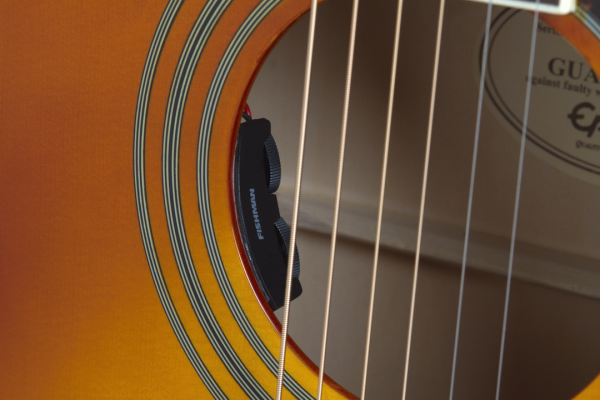 EPIPHONE HUMMINGBIRD STUDIO SOLID TOP ACOUSTIC ELECTRIC GUITAR
