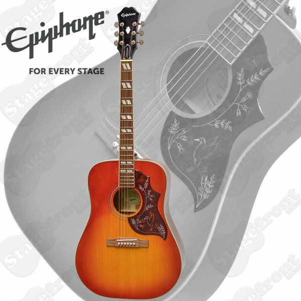 EPIPHONE HUMMINGBIRD STUDIO SOLID TOP ACOUSTIC ELECTRIC GUITAR