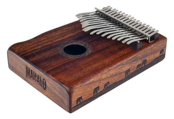 MAHALO 17 NOTE HANDMADE KALIMBA TRADITIONAL AFRICAN LANDSCAPE MKA17TD
