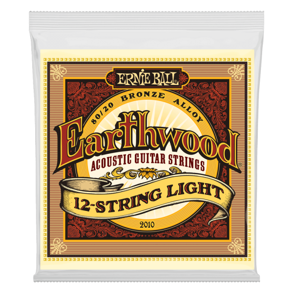 ERNIE BALL EARTHWOOD 80/20 BRONZE ALLOY 12 string ACOUSTIC GUITAR STRINGS
