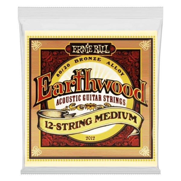 ERNIE BALL EARTHWOOD 80/20 BRONZE ALLOY 12 string ACOUSTIC GUITAR STRINGS