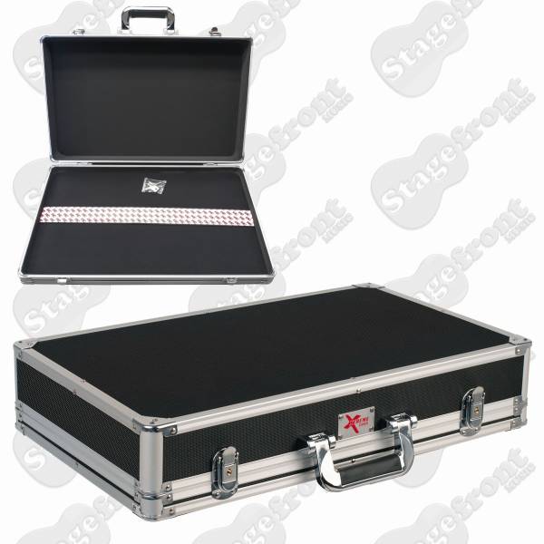 PEDAL ROAD CASE BLACK HARDSHELL CASE WITH REMOVABLE LID PC211