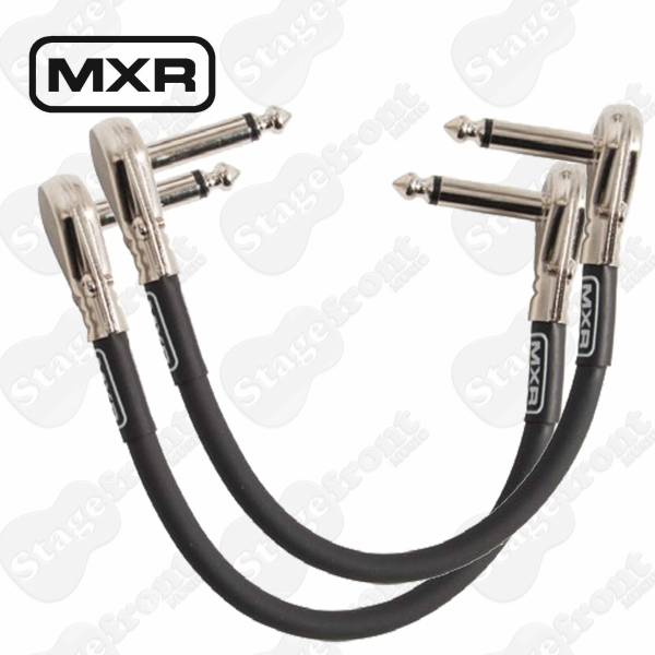 MXR JM506 6 inch (15cm) LOW CAPACITANCE HEAVY DUTY PATCH CABLES 2pcs