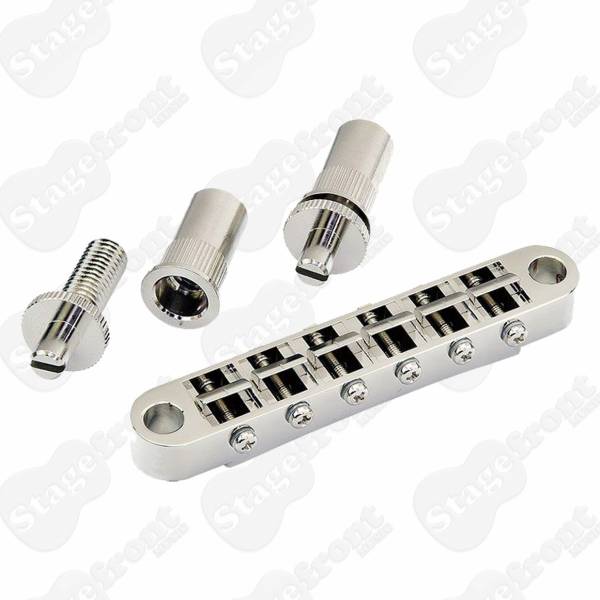 GOTOH BRIDGE ASSEMBLY LP STYLE STUD HEIGHT ADJUSTABLE PILLARS - LONG TRAVEL
