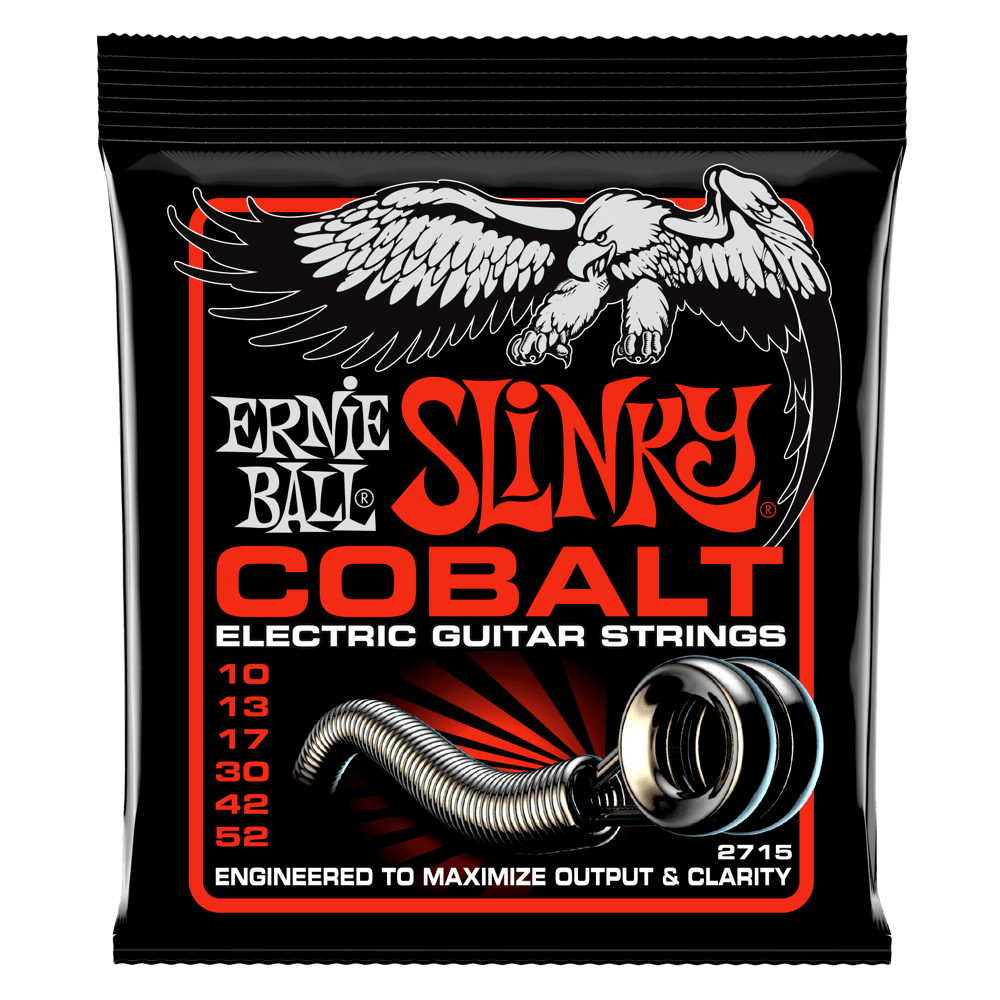 ERNIE BALL SLINKY COBALT ELECTRIC GUITAR STRINGS – SELECT GAUGE
