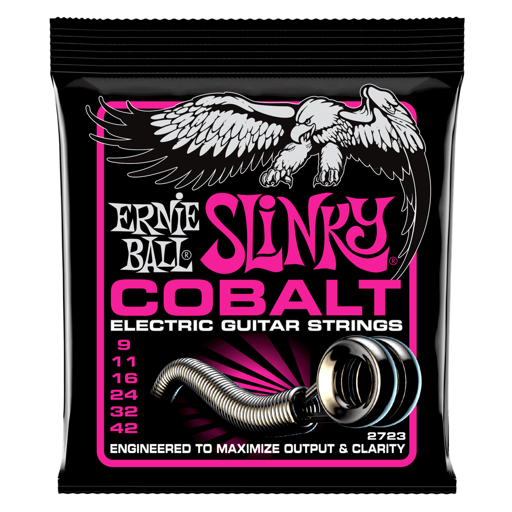 ERNIE BALL SLINKY COBALT ELECTRIC GUITAR STRINGS – SELECT GAUGE