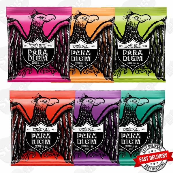ERNIE BALL SLINKY PARADIGM ELECTRIC GUITAR STRINGS - SELECT GAUGE