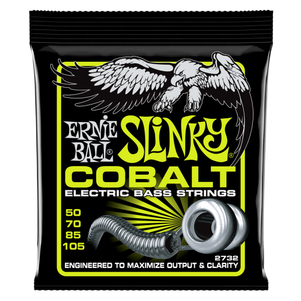 ERNIE BALL SLINKY COBALT 4 STRING ELECTRIC BASS GUITAR SETS - SELECT GAUGE