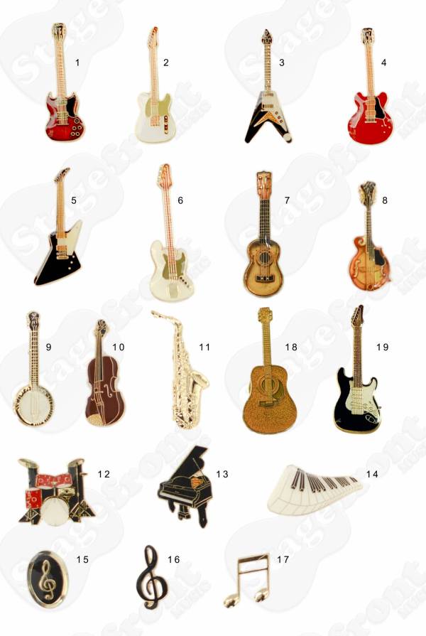 Mini Pins Assorted Styles