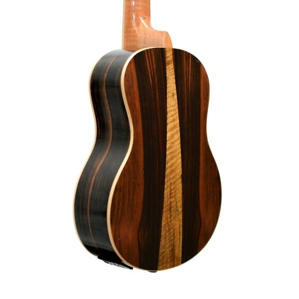 MARTINEZ TENOR UKULELE SOLID SPRUCE TOP ACOUSTIC ELECTRIC WITH HARD CASE