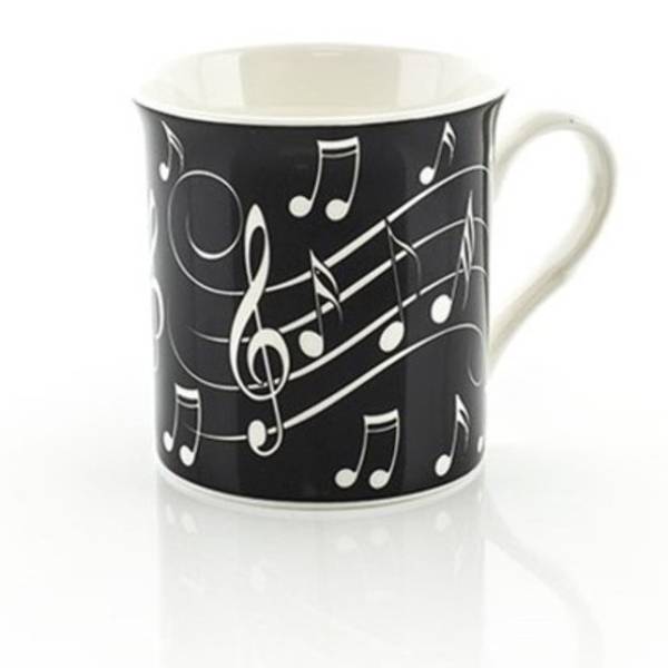 FINE CHINA MUSIC NOTES MUG GREAT GIFT FOR STUDENTS, TEACHERS & MUSICIANS GIFTWARE
