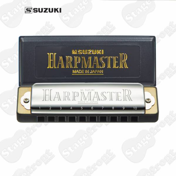 SUZUKI HARP MASTER MR-200 10 HOLE DIATONIC HARMONICA