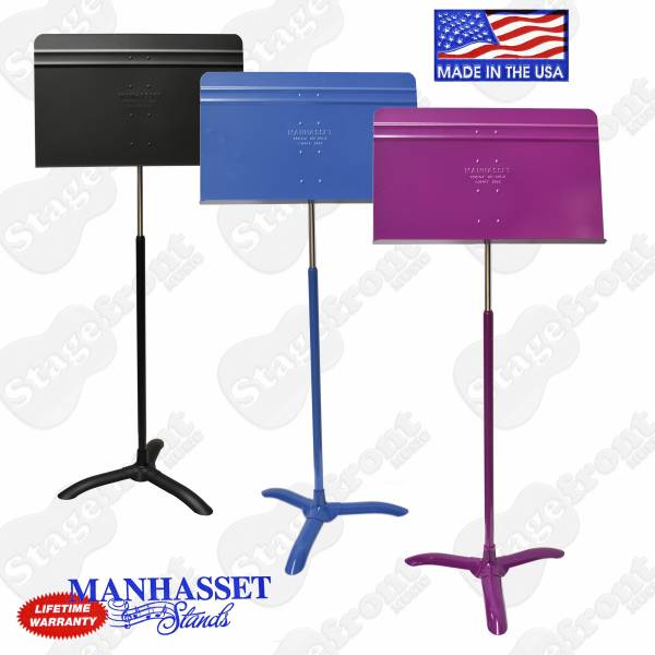 MANHASSET SYMPHONY MUSIC STAND EASY AUTOMATIC NO-KNOB FRICTION-TILT NECK