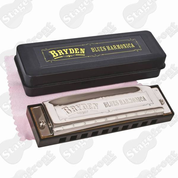 HARMONICA BRYDEN M45 DIATONIC 10 HOLE BLUES HARP